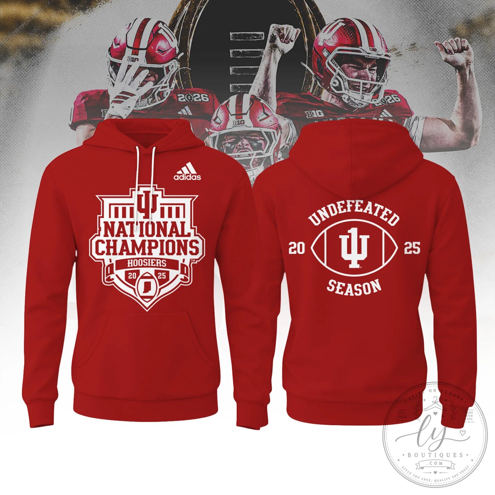 Indiana Hoosiers College Football National Champions Undefeated Season Hoodie