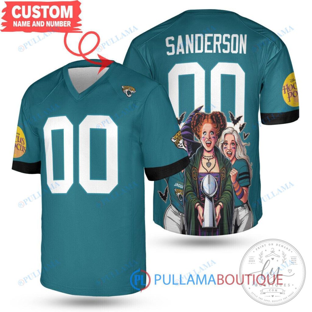 Halloween Sanderson Sisters Jacksonville Jaguars Football Jersey