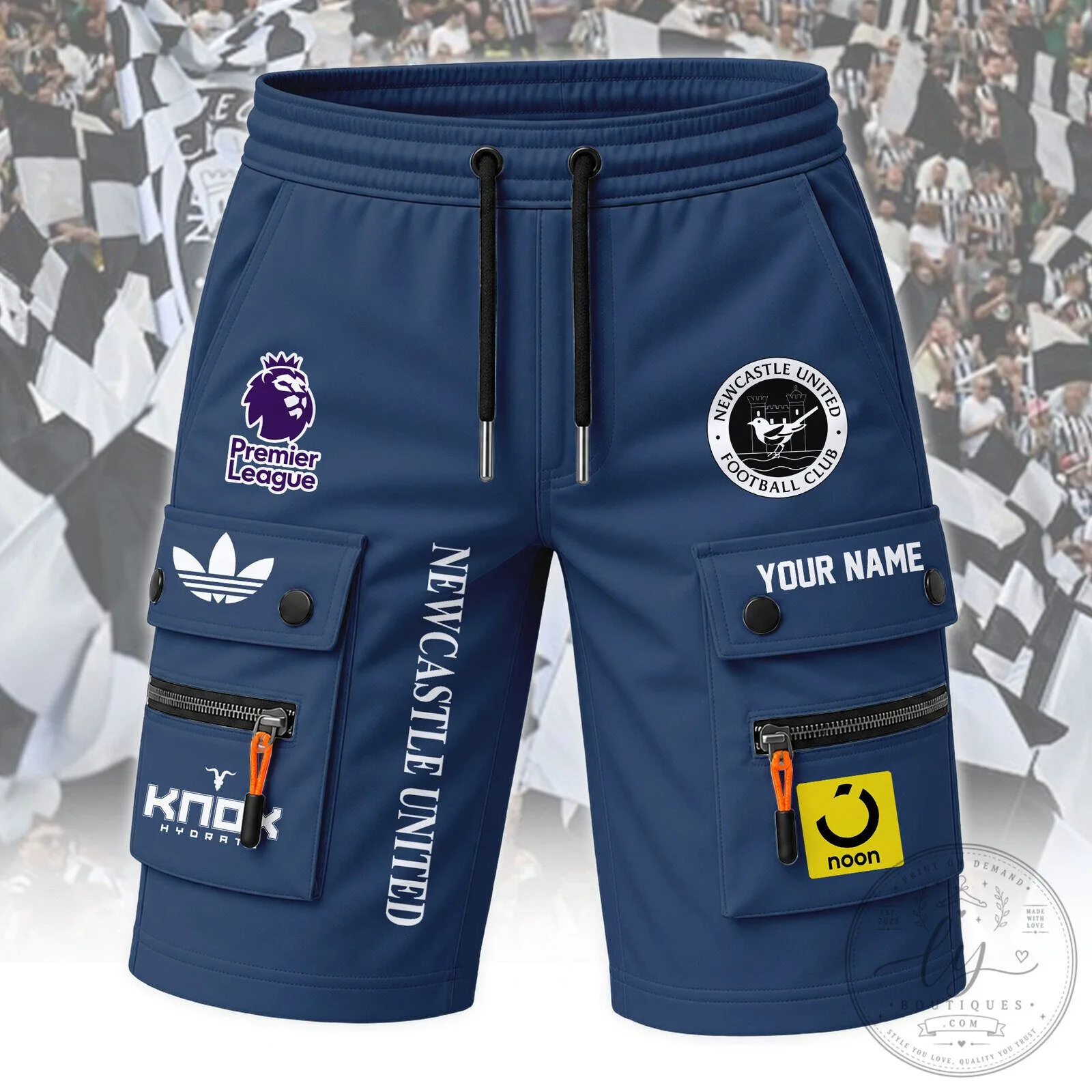 Newcastle United Football Club Premier League Men's Cargo Shorts