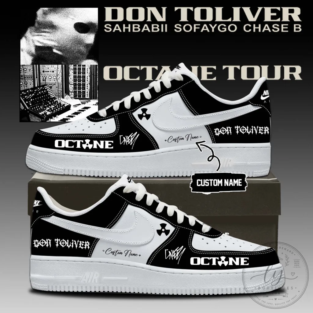 Don Toliver Octane Tour Custom Name Sneakers Don Toliver Octane Tour Custom Name Sneakers