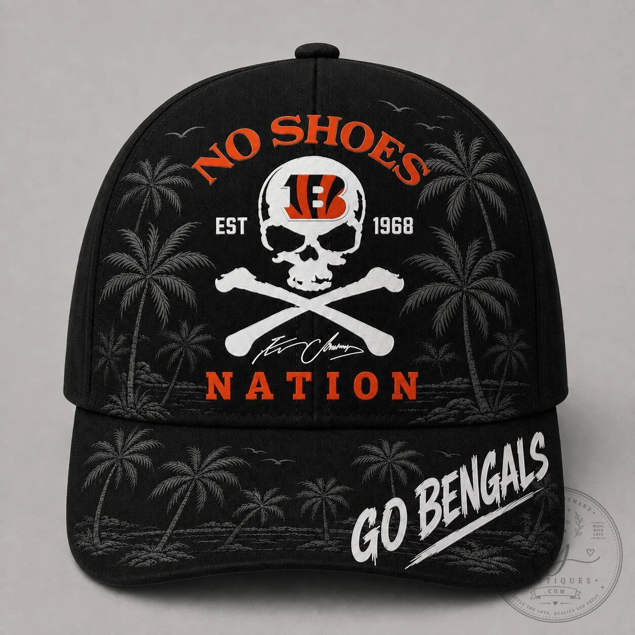 Kenny Chesney No Shoes Nation Cincinnati Bengals Football Cap Hat