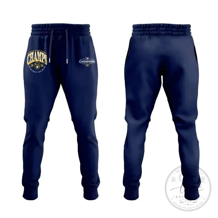Milwaukee Brewers 2026 National League Central Champions Four-Peat Hoodie 7 Milwaukee Brewers 2026 National League Central Champions Four-Peat Hoodie