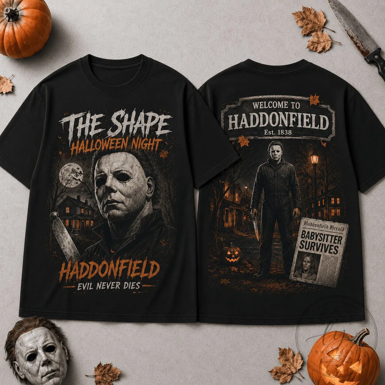 Michael Myers Halloween Night Haddonfield Horror Movie T-Shirt