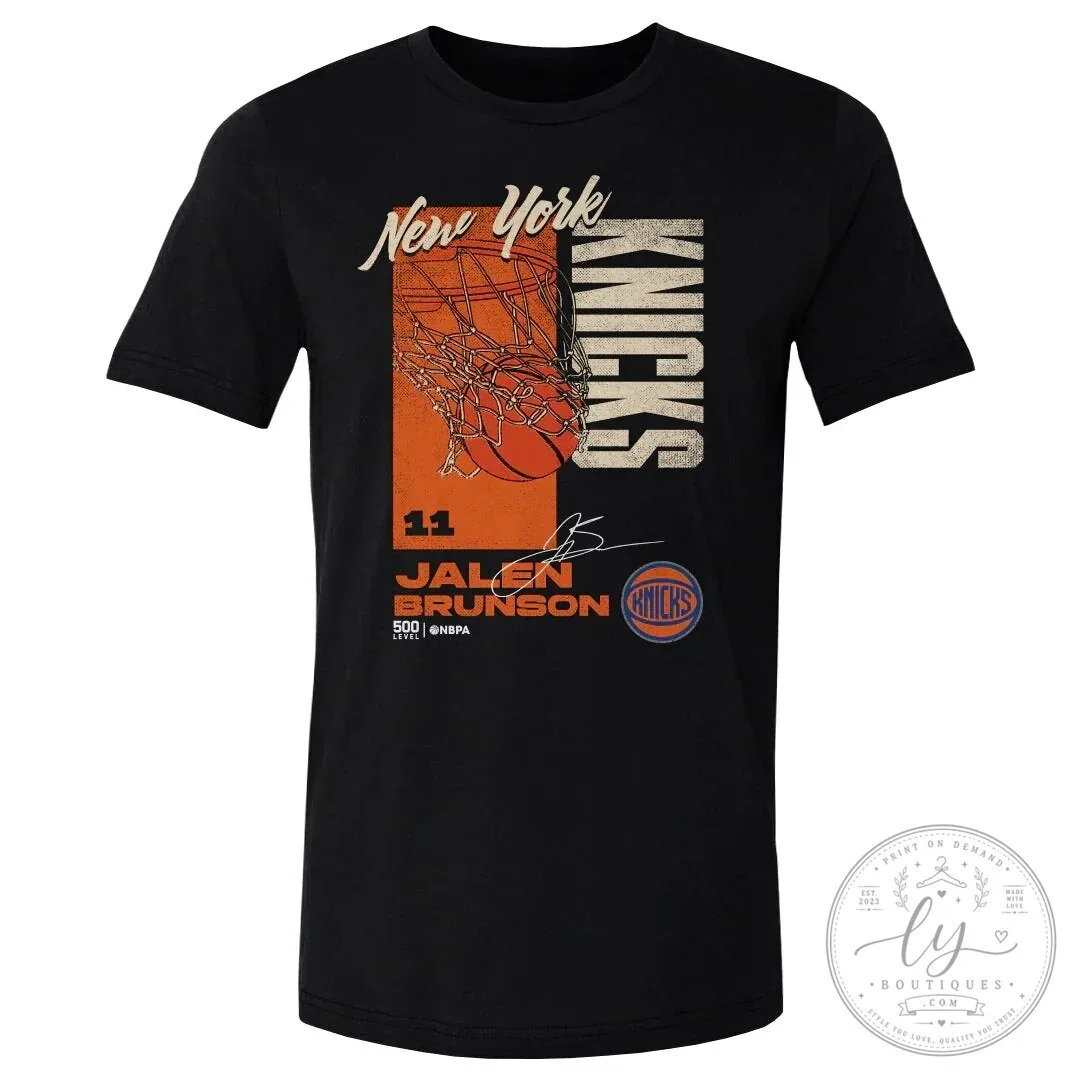 Jalen Brunson New York Knicks Basketball Graphic T-Shirt