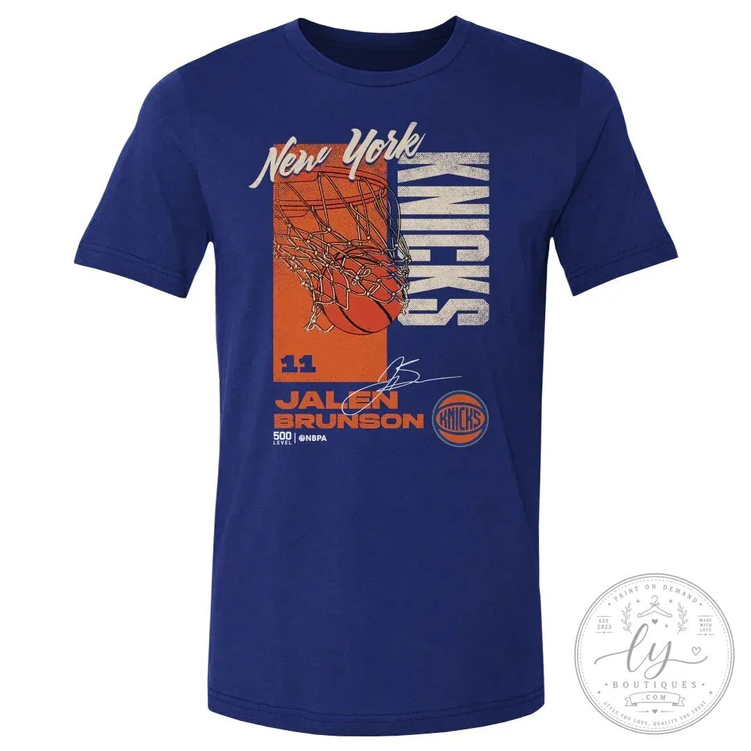 Jalen Brunson New York Knicks Basketball Graphic T-Shirt 7 Jalen Brunson New York Knicks Basketball Graphic T-Shirt