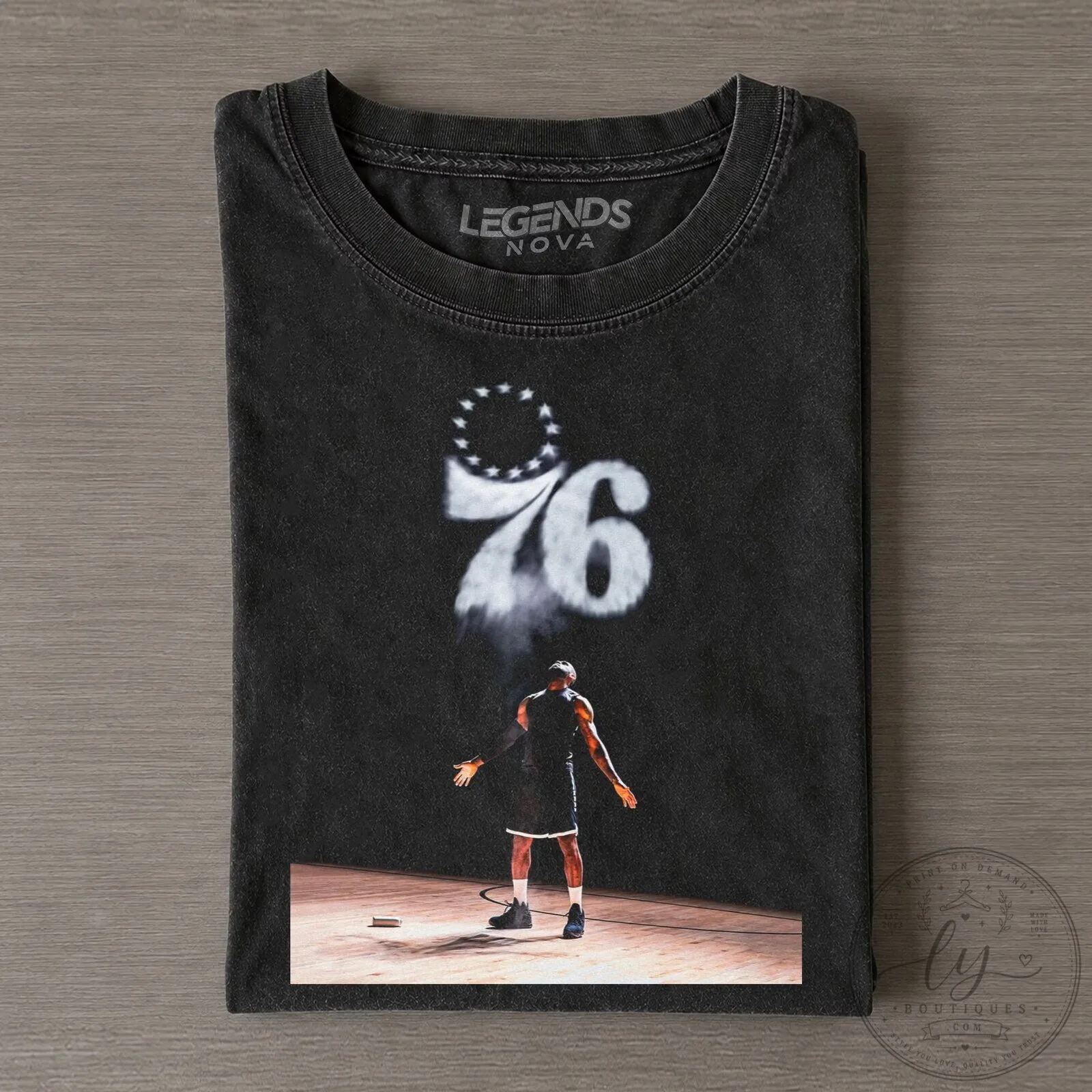 LeBron James T-Shirt for Philadelphia 76ers Basketball Supporters