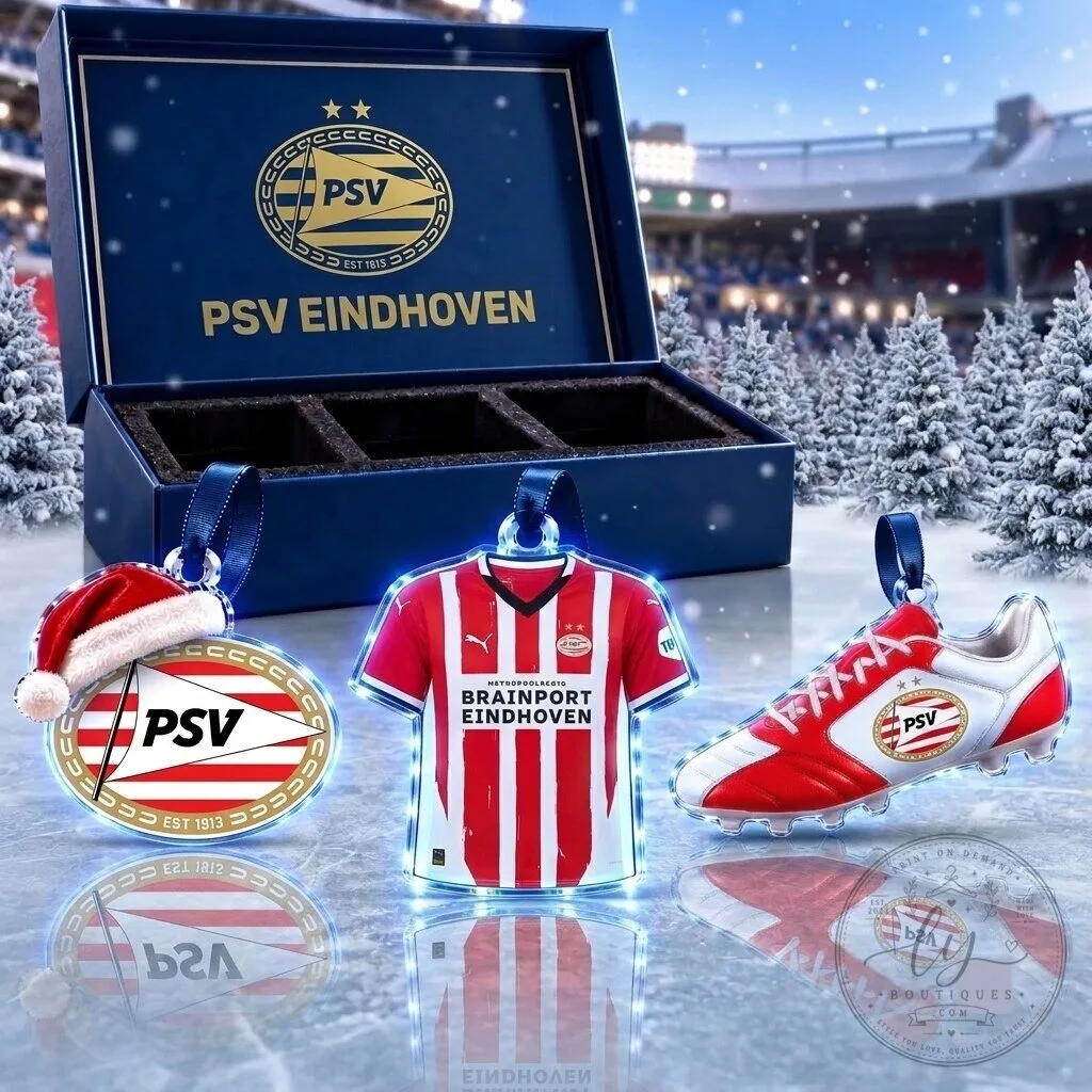 PSV Eindhoven Football Club Team Christmas Tree Ornaments Set