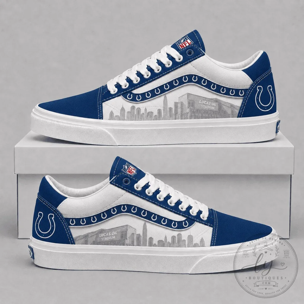 Indianapolis Colts National Football League Old Skool Shoes Indianapolis Colts National Football League Old Skool Shoes