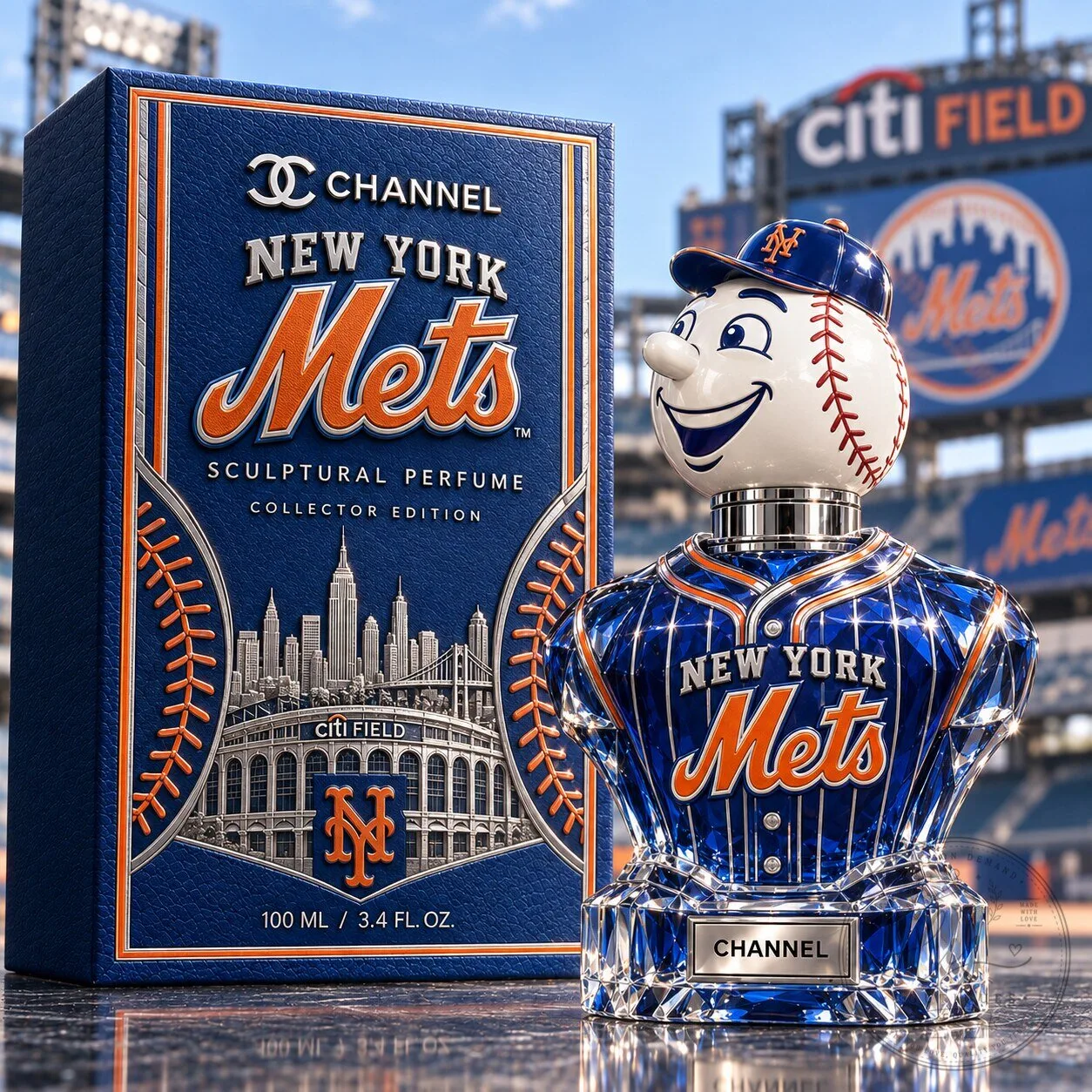 New York Mets Mr. Met Sculptural Perfume Collector Edition