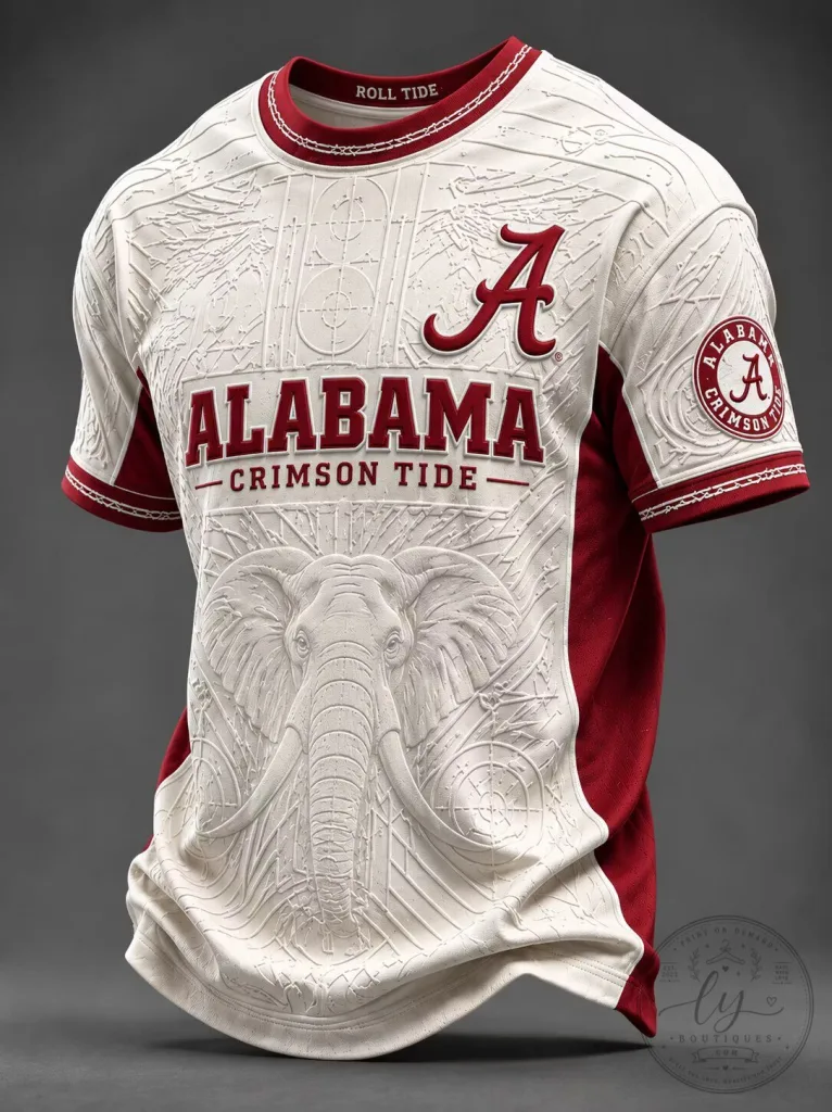 Alabama Crimson Tide Elephant Mascot Football Jersey