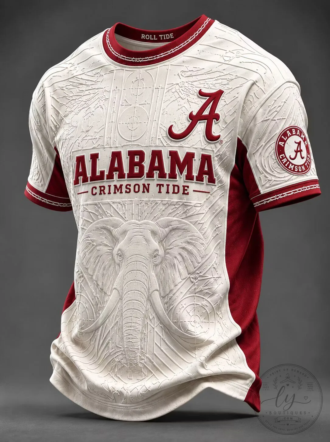 Alabama Crimson Tide Elephant Mascot Football Jersey