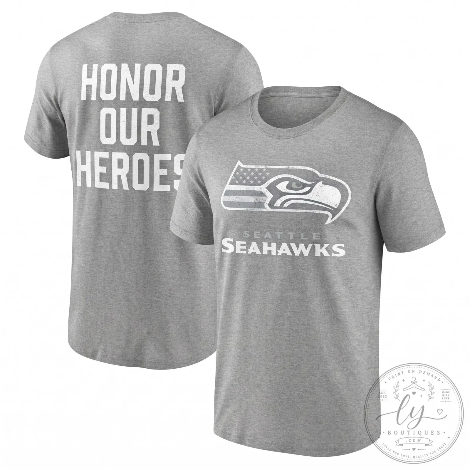 Military Green T-Shirt from Seattle Seahawks Salute to Service Honoring Our Heroes 16 Military Green T-Shirt from Seattle Seahawks Salute to Service Honoring Our Heroes