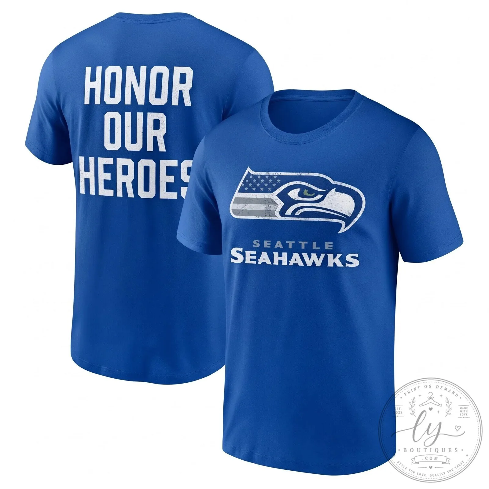 Military Green T-Shirt from Seattle Seahawks Salute to Service Honoring Our Heroes 17 Military Green T-Shirt from Seattle Seahawks Salute to Service Honoring Our Heroes