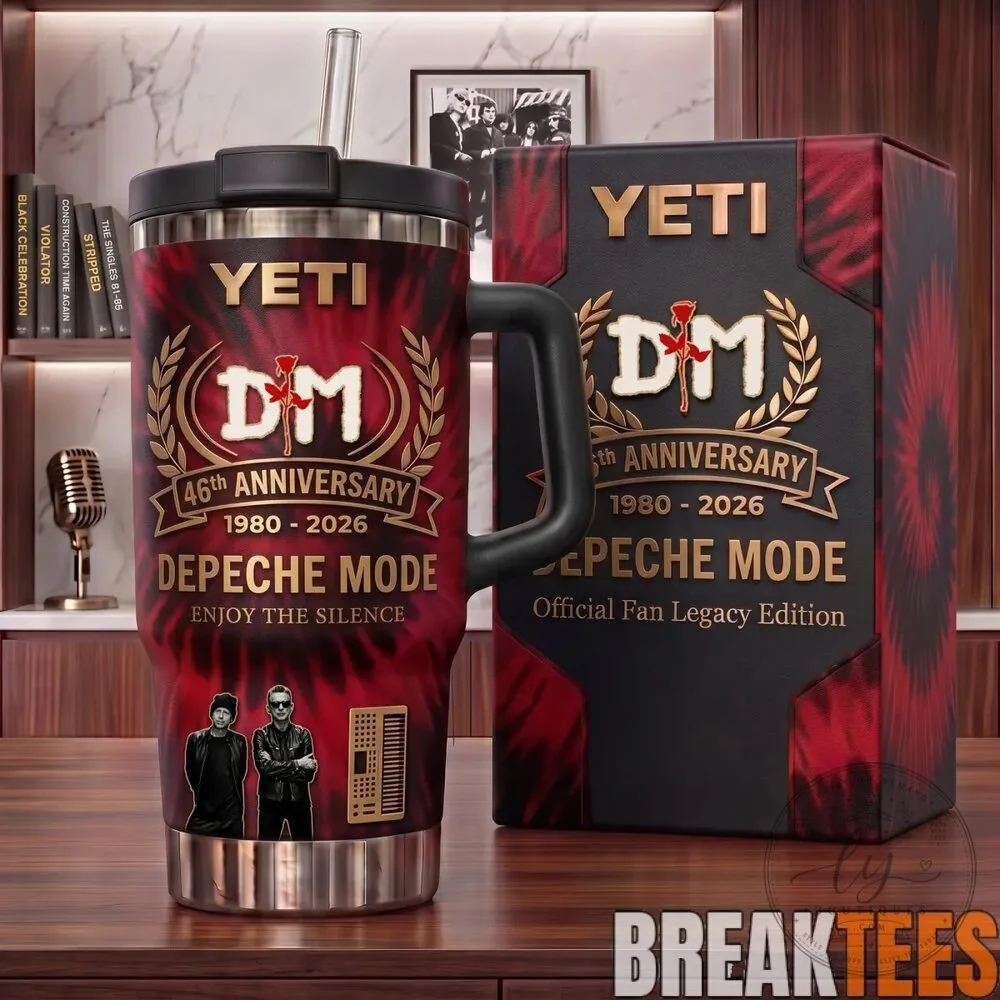 Depeche Mode 46th Anniversary 1980-2026 Band Legacy Edition Tumbler