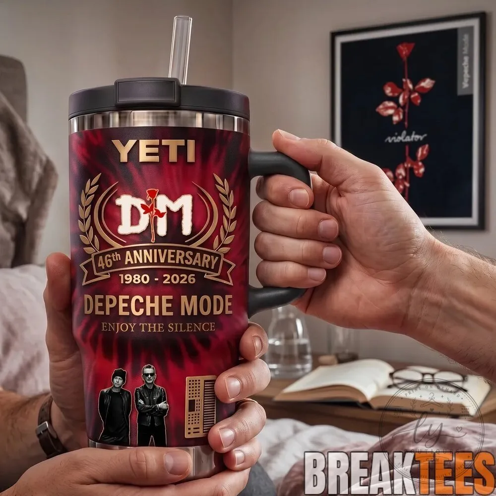 Depeche Mode 46th Anniversary 1980-2026 Band Legacy Edition Tumbler 9 Depeche Mode 46th Anniversary 1980-2026 Band Legacy Edition Tumbler