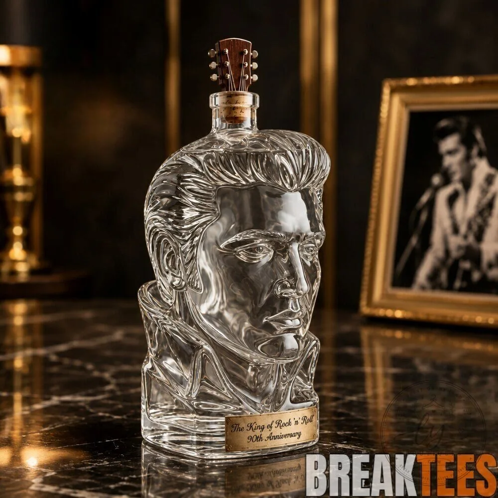 Elvis Presley The King of Rock and Roll 90th Anniversary Whiskey Decanter 7 Elvis Presley The King of Rock and Roll 90th Anniversary Whiskey Decanter