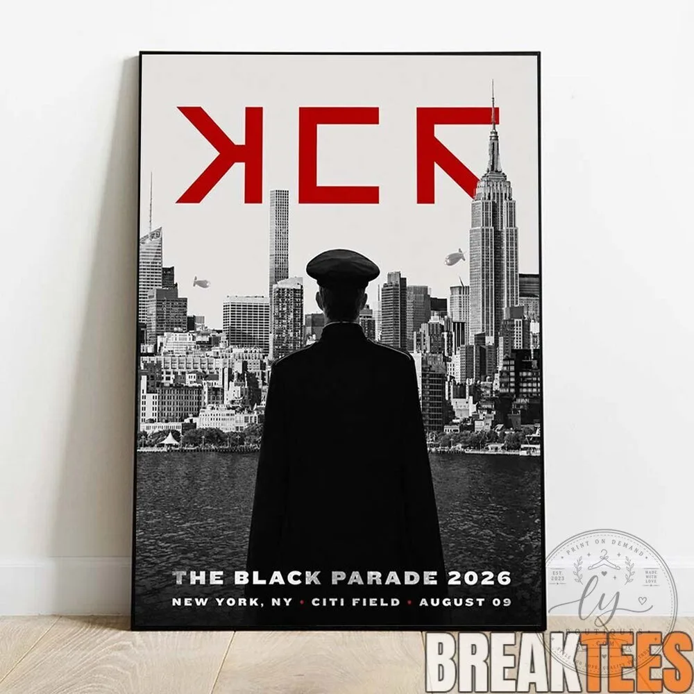 My Chemical Romance The Black Parade 2026 Citi Field Concert Poster
