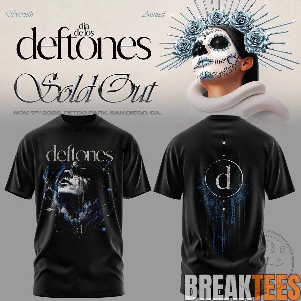 Deftones Dia De Los Deftones Seventh Annual Concert T-Shirt 11 Deftones Dia De Los Deftones Seventh Annual Concert T-Shirt