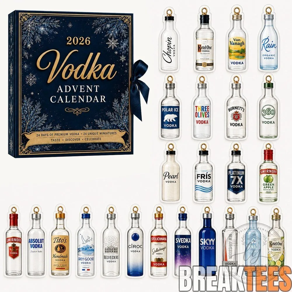 2026 Vodka Advent Calendar with 24 Miniature Bottles for Adults