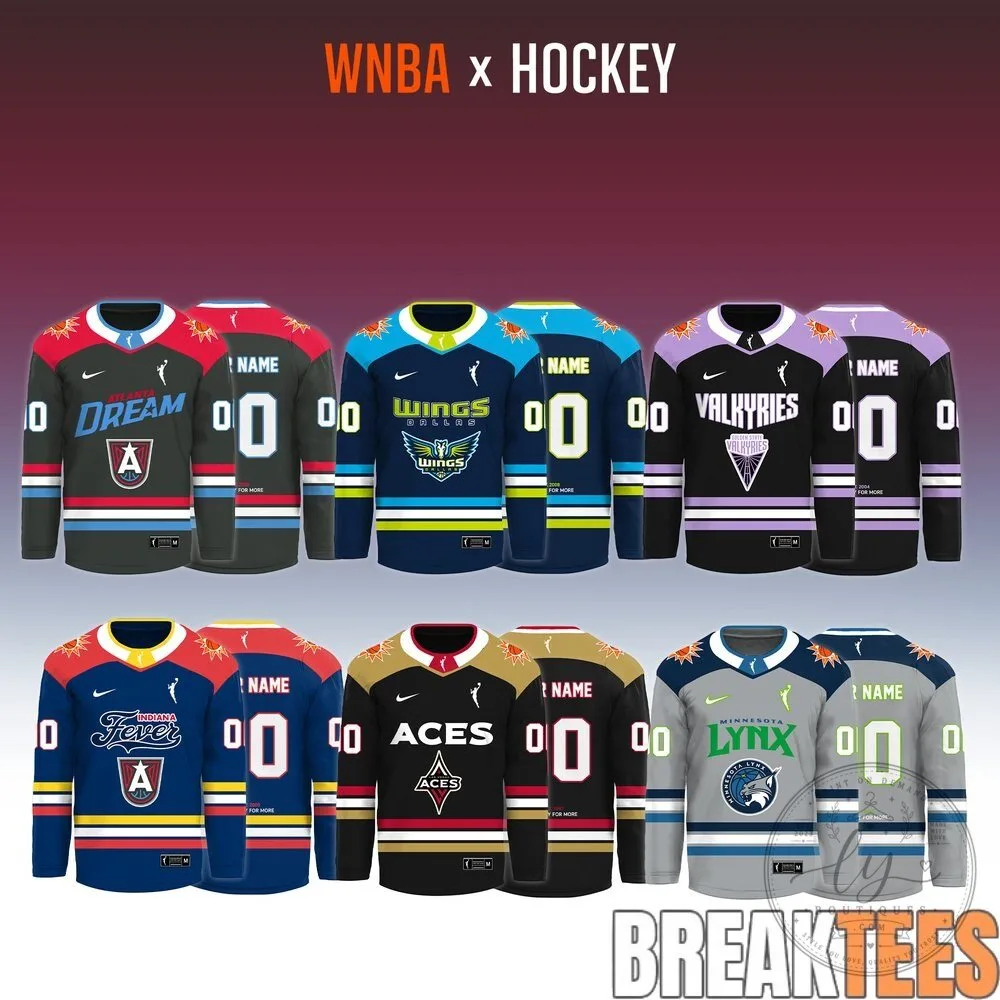 WNBA Hockey Style Jersey All Teams Women's Basketball Fan Apparel 4 WNBA Hockey Style Jersey All Teams Women's Basketball Fan Apparel