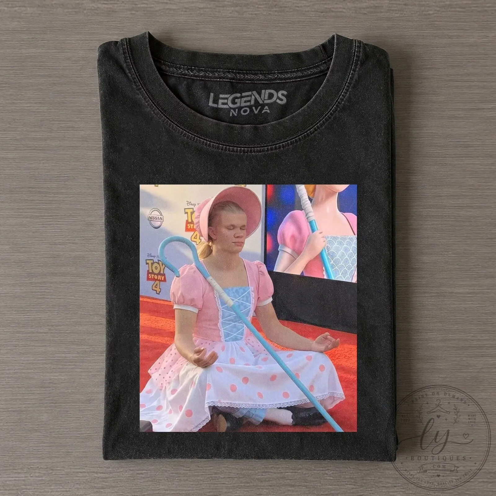 Haaland as Bo Peep - Funny Toy Story Meme T-Shirt