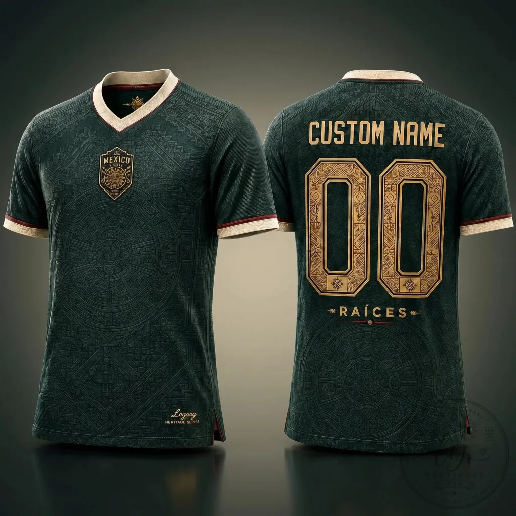 Mexico Soccer Heritage Series Custom Name Number Football Jersey 1 Mexico Soccer Heritage Series Custom Name Number Football Jersey