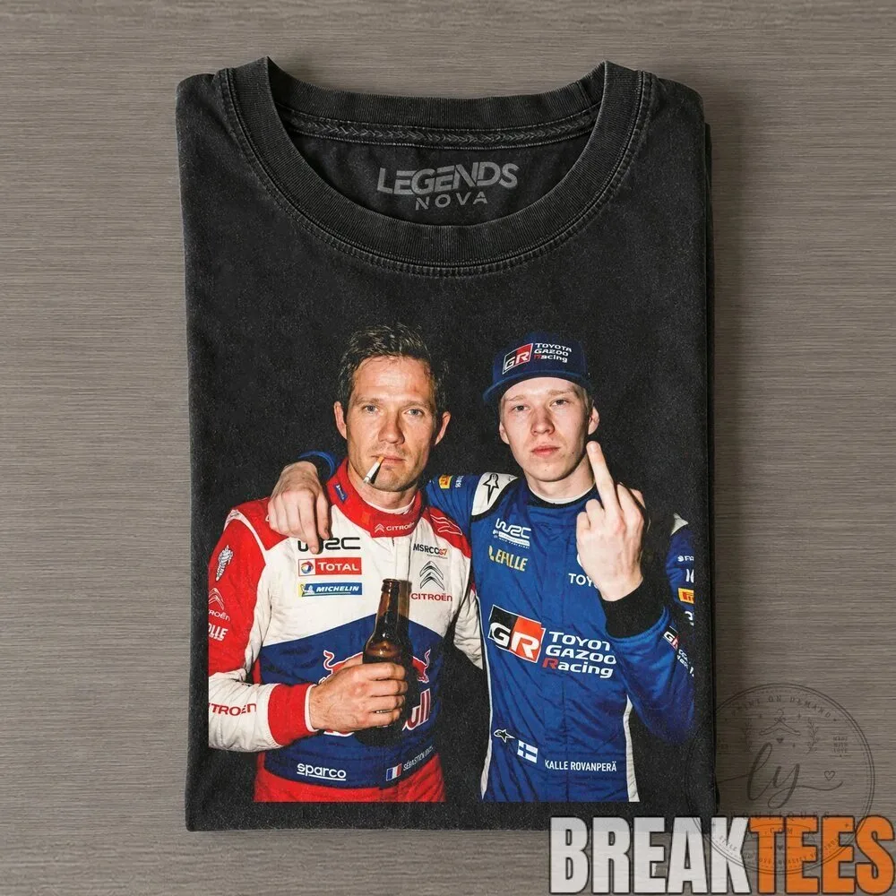 Sébastien Ogier Kalle Rovanperä WRC Rally Finland Middle Finger T-Shirt 7 Sébastien Ogier Kalle Rovanperä WRC Rally Finland Middle Finger T-Shirt