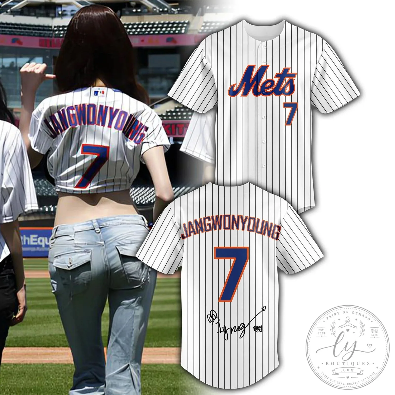 Wonyoung Jang New York Mets Baseball Jersey 2 Wonyoung Jang New York Mets Baseball Jersey
