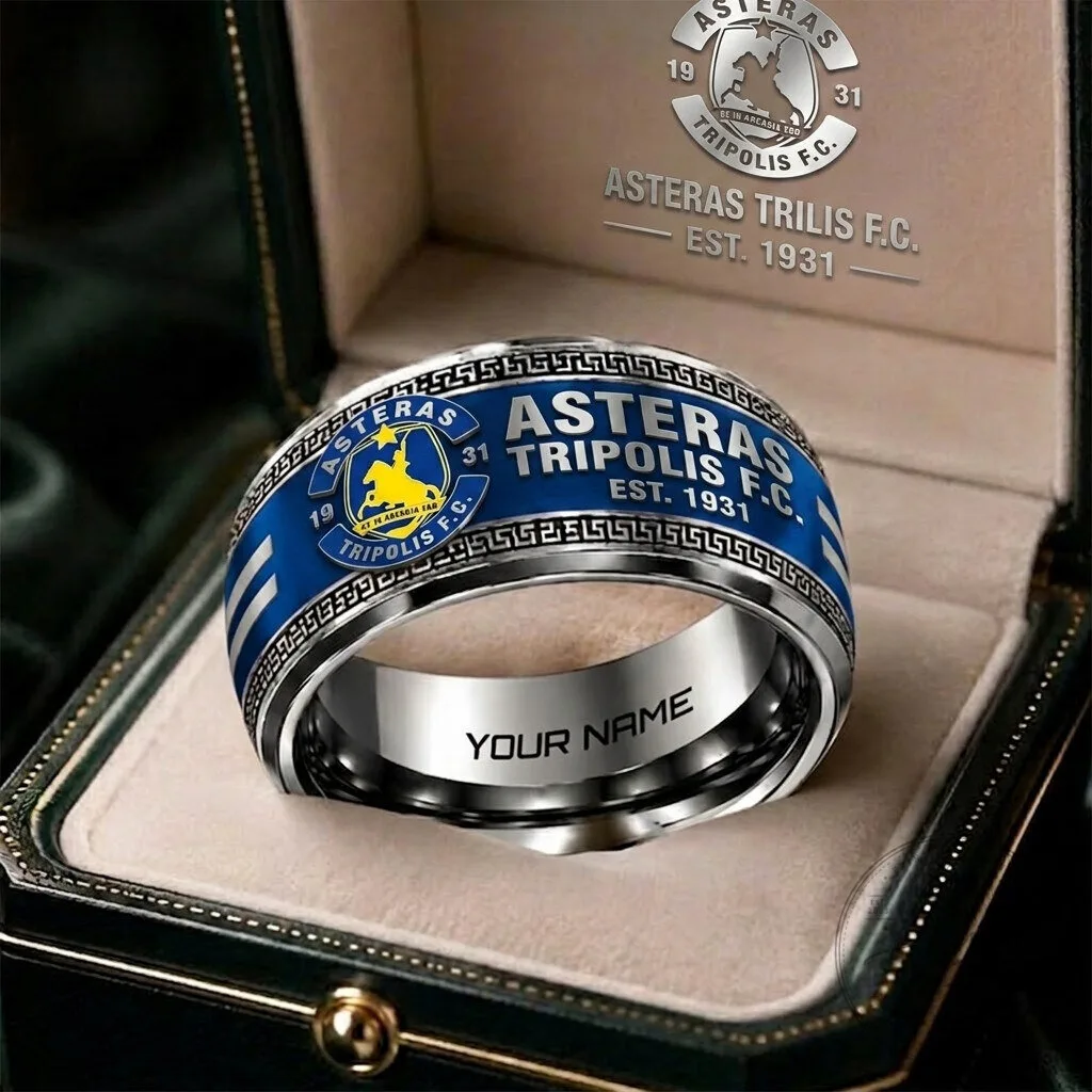 Asteras Tripolis Football Club Super League Greece Personalized Ring