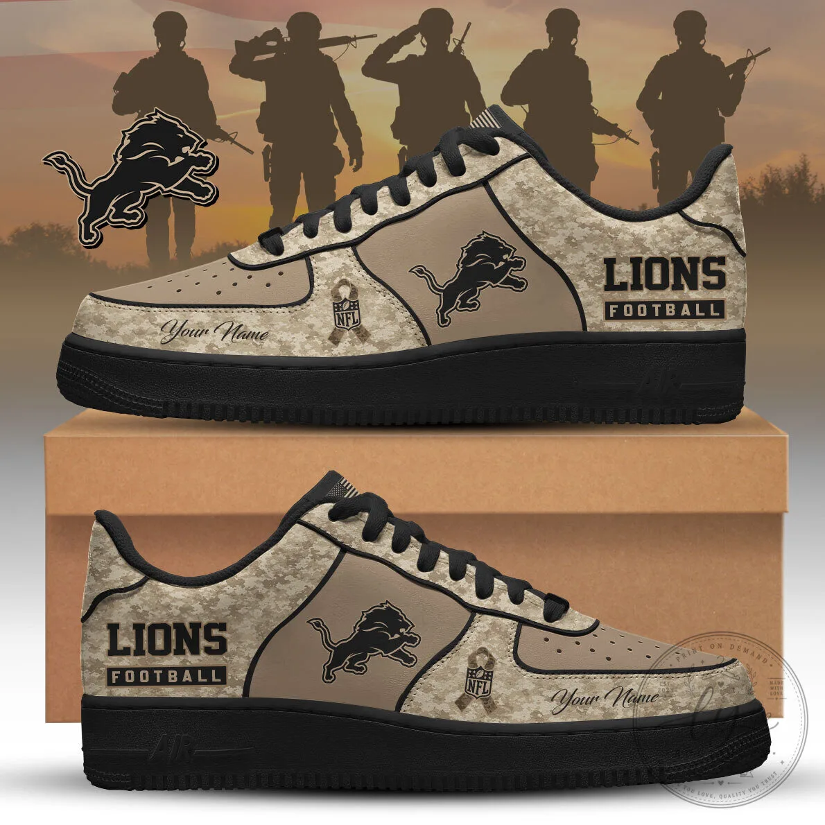 .DET Veterans Day Shoes Limited Edition
