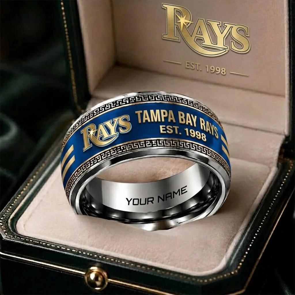 Customizable Ring for Major League Baseball's Tampa Bay Rays