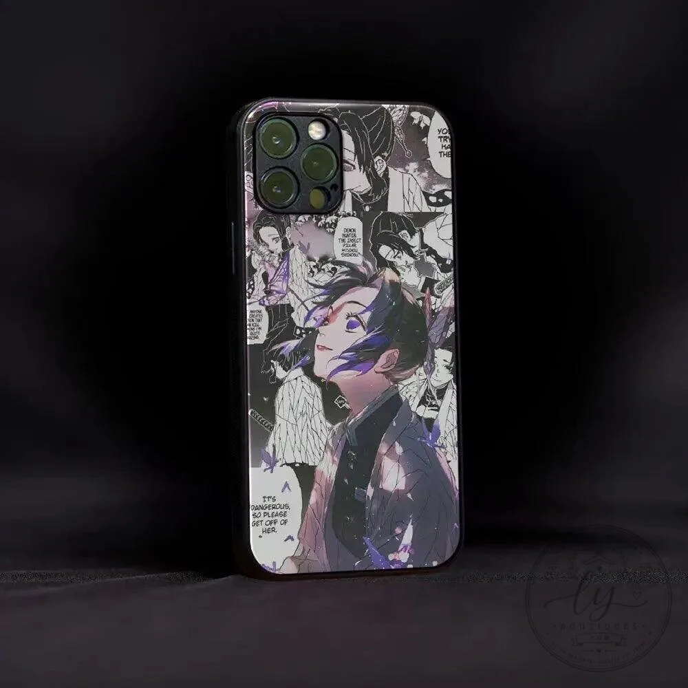 Demon Slayer Shinobu Kocho Manga Panel iPhone Case