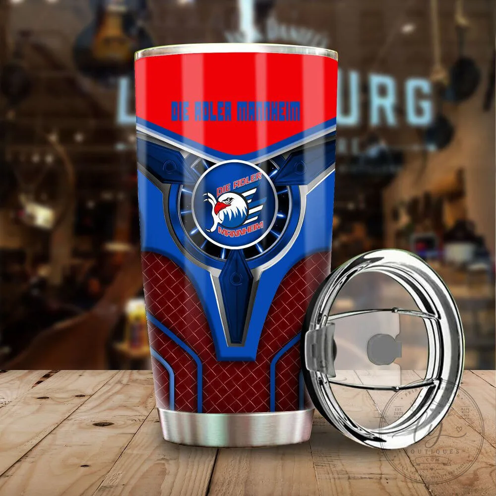Adler Mannheim Ice Hockey Team Logo Stainless Steel Tumbler