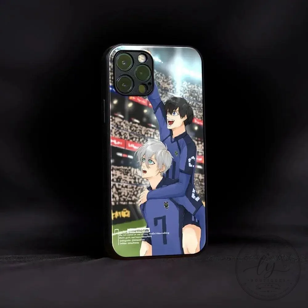 Blue Lock Yoichi Isagi and Seishiro Nagi Anime Phone Case