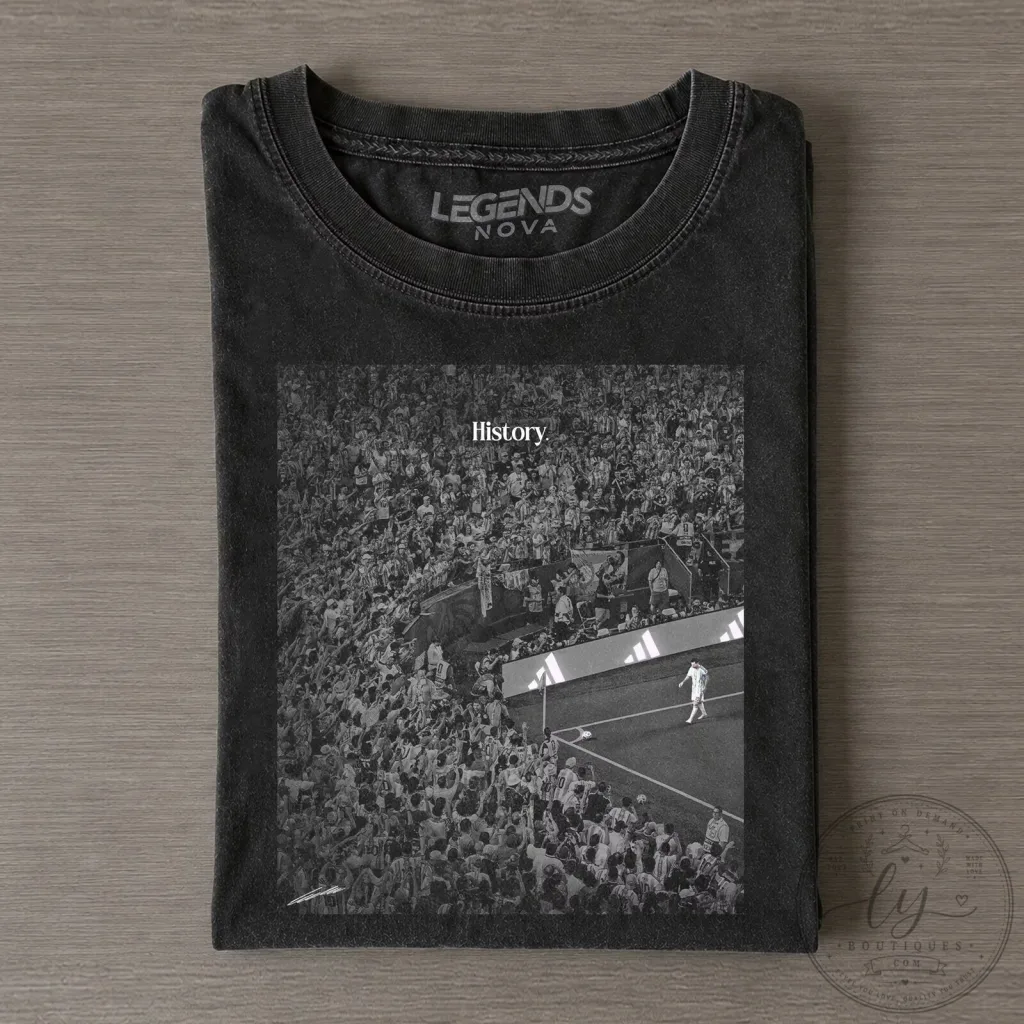 Lionel Messi History Black and White Football Fan T-Shirt 32 Lionel Messi History Black and White Football Fan T-Shirt