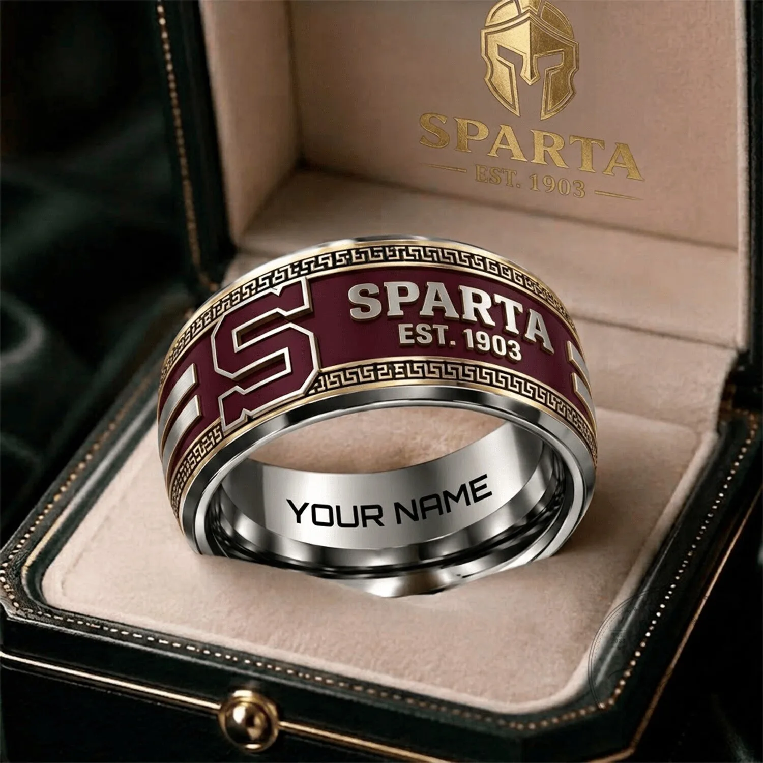 HC Sparta Prague Czech Extraliga Team Personalized Ring