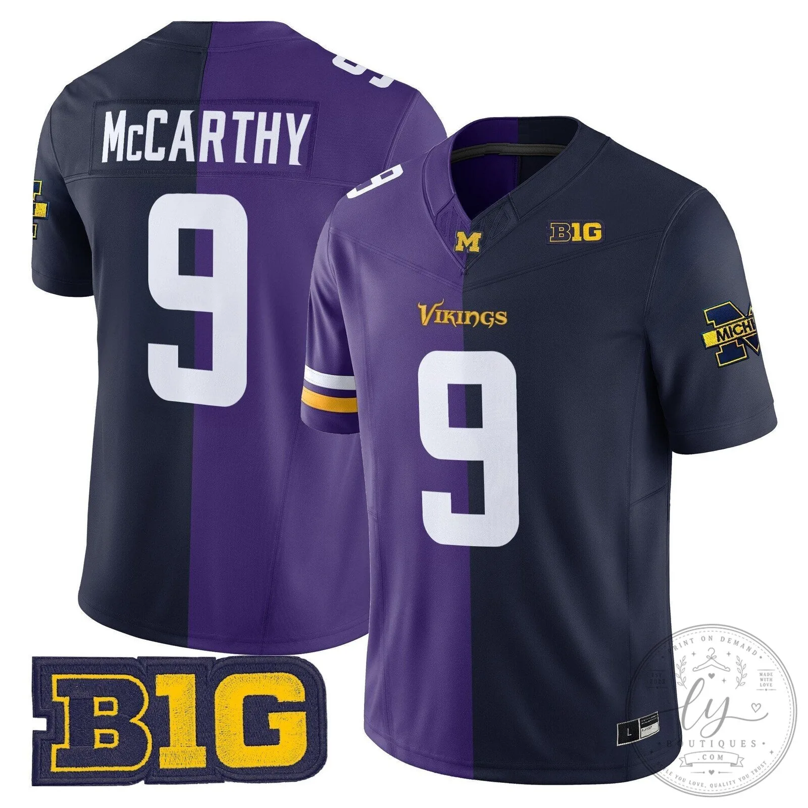 J.J. McCarthy Michigan Wolverines Football Jersey