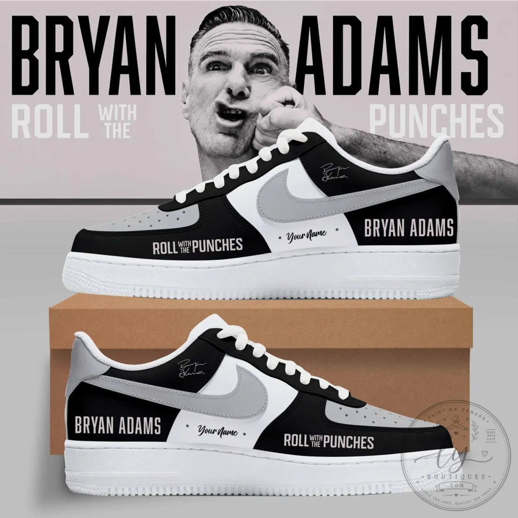 Bryan Adams Roll With The Punches Tour Personalized Fan Shoes Bryan Adams Roll With The Punches Tour Personalized Fan Shoes
