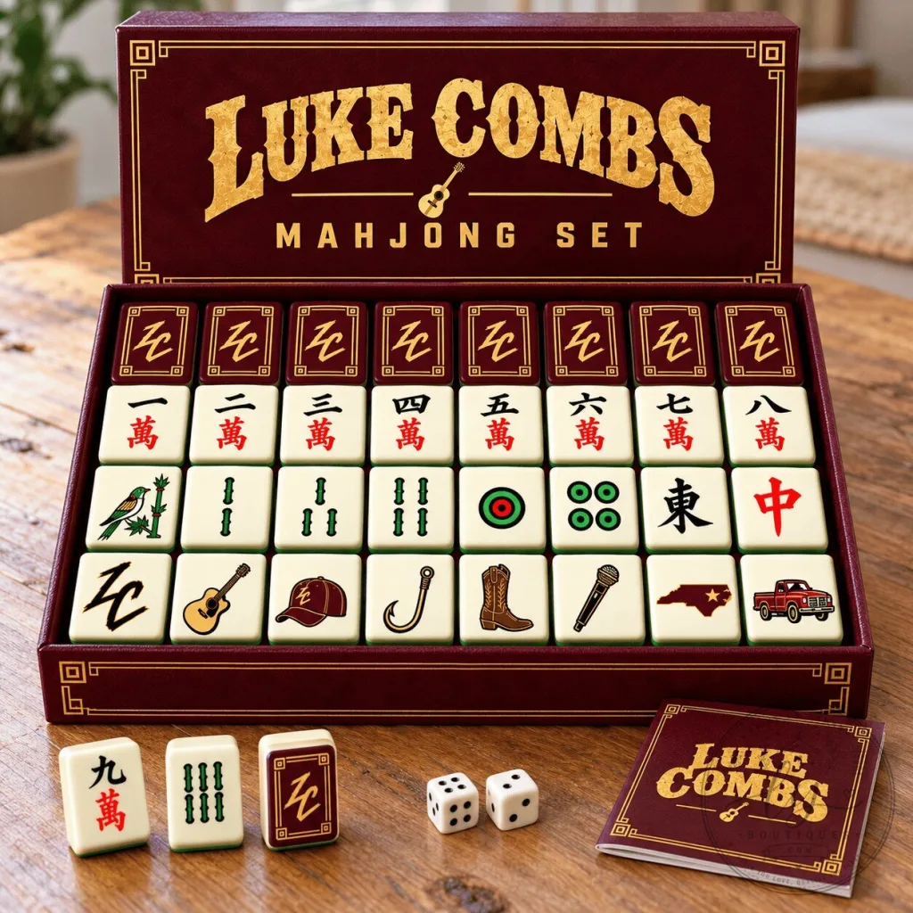 Luke Combs Mahjong Set Game Night Edition Luke Combs Mahjong Set Game Night Edition