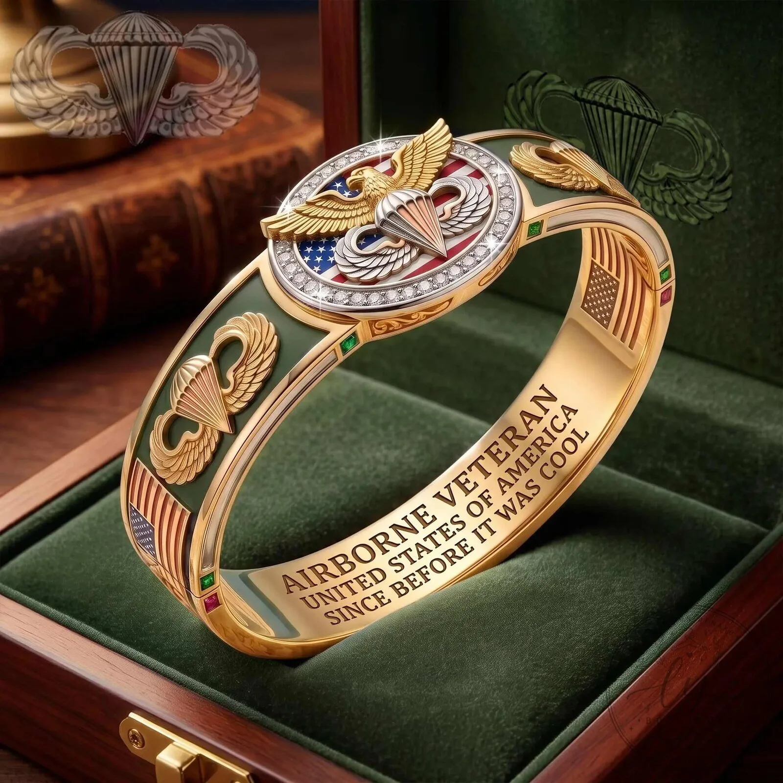 USA Airborne Veteran Bracelet: Proudly Serving Since Before It Was Trendy