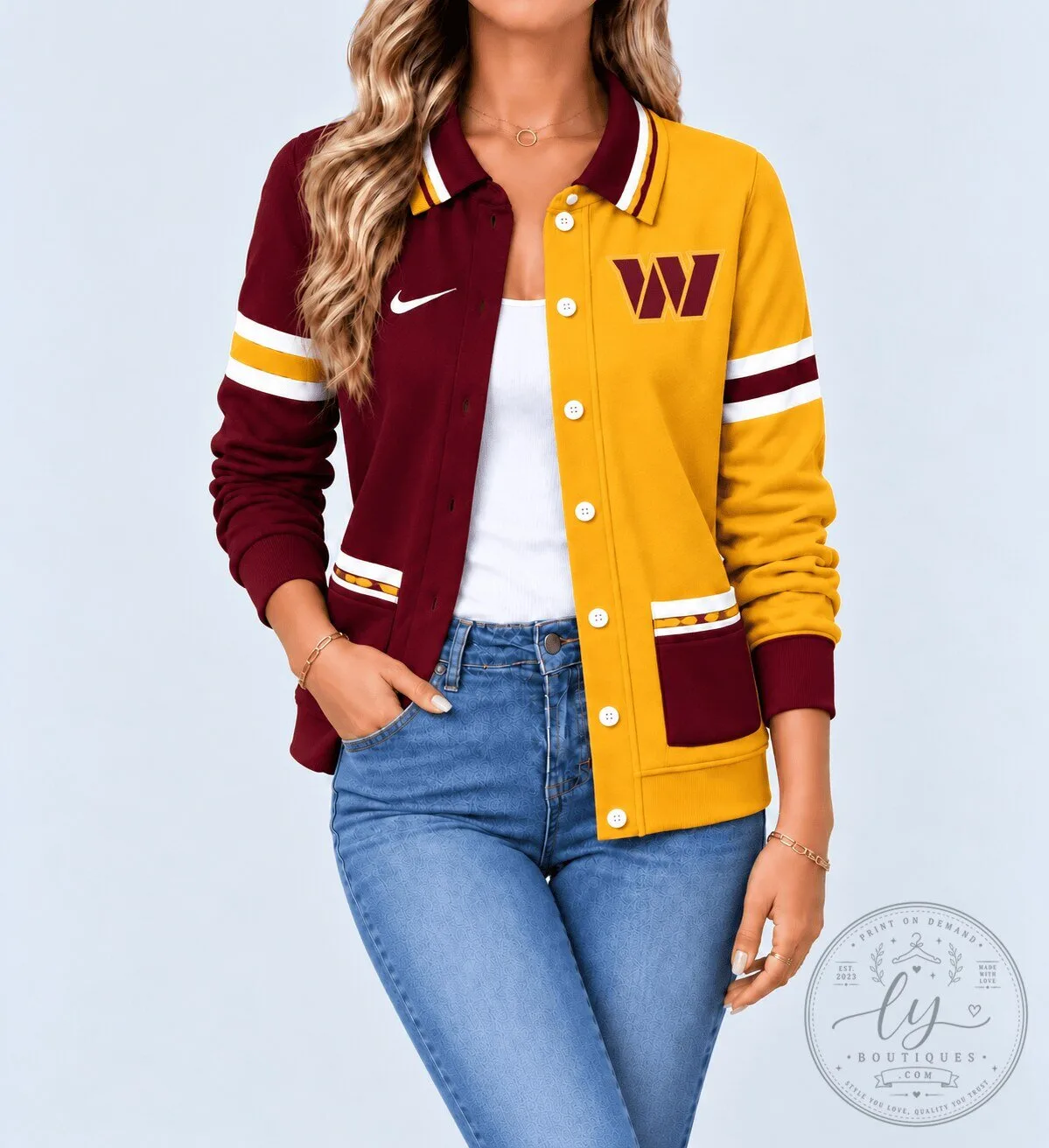 Varsity Jacket for Washington Commanders of the National Football League