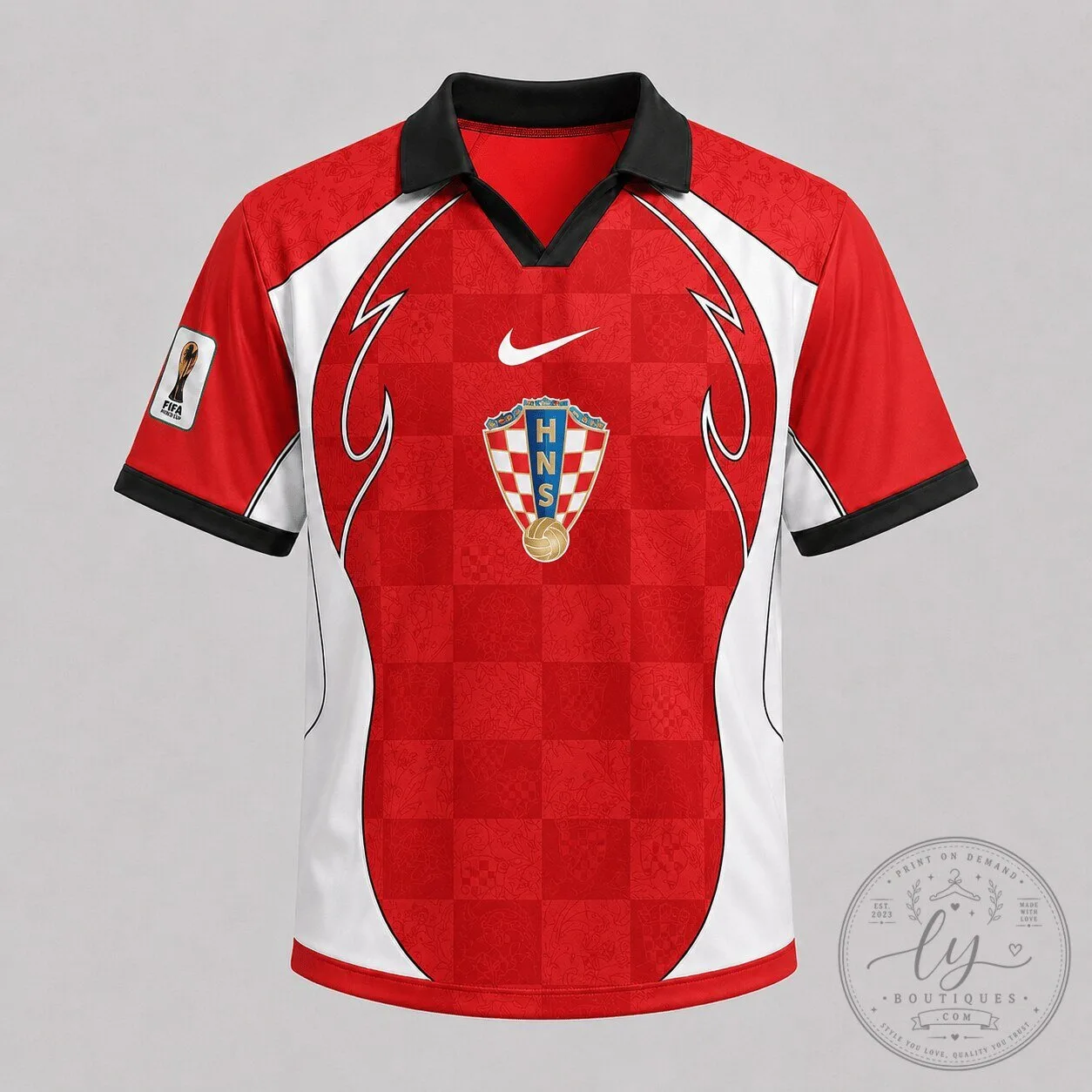 Croatia World Cup 2026 Collar Soccer Football Jersey