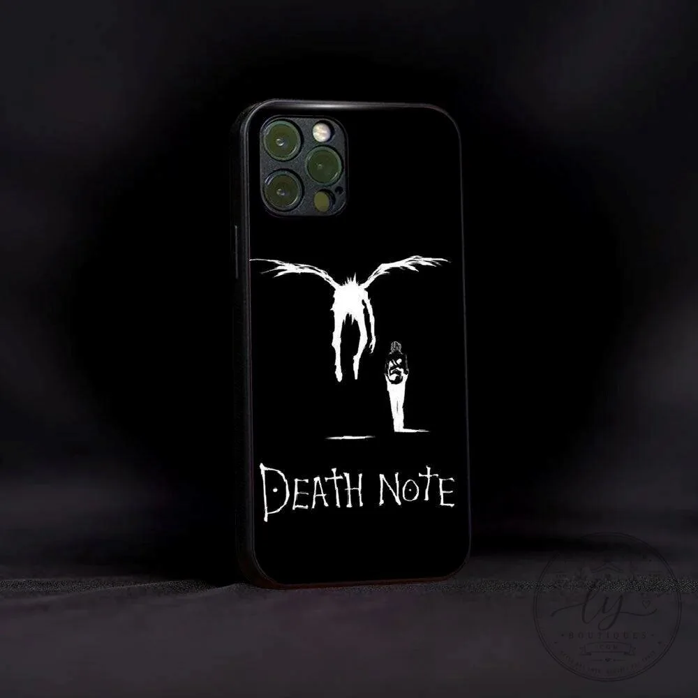 Death Note Ryuk and Light Yagami Anime Black Phone Case