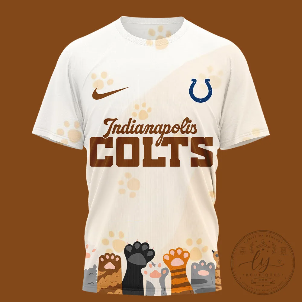 Indianapolis Colts Football Team International Cat Day T-Shirt 39 Indianapolis Colts Football Team International Cat Day T-Shirt