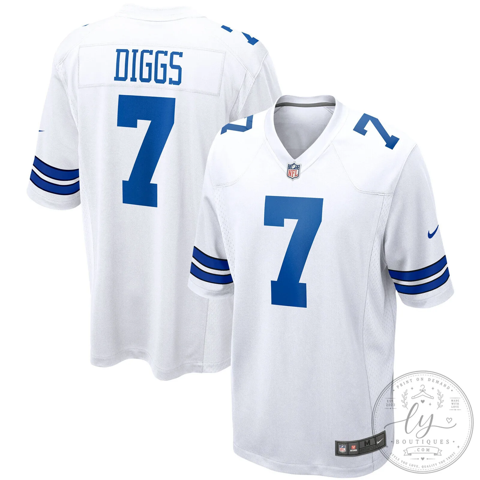Dallas Cowboys Micah Parsons White Game Football Jersey 10 Dallas Cowboys Micah Parsons White Game Football Jersey