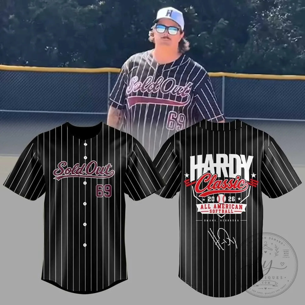 Hardy First Annual Classic All American Softball Baseball Jersey
