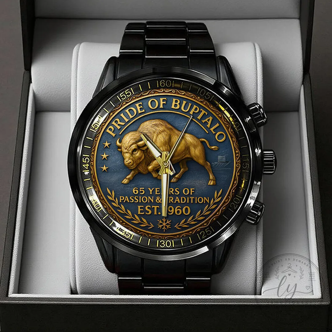 Buffalo Bills Pride Of Buffalo Stainless Steel Watch