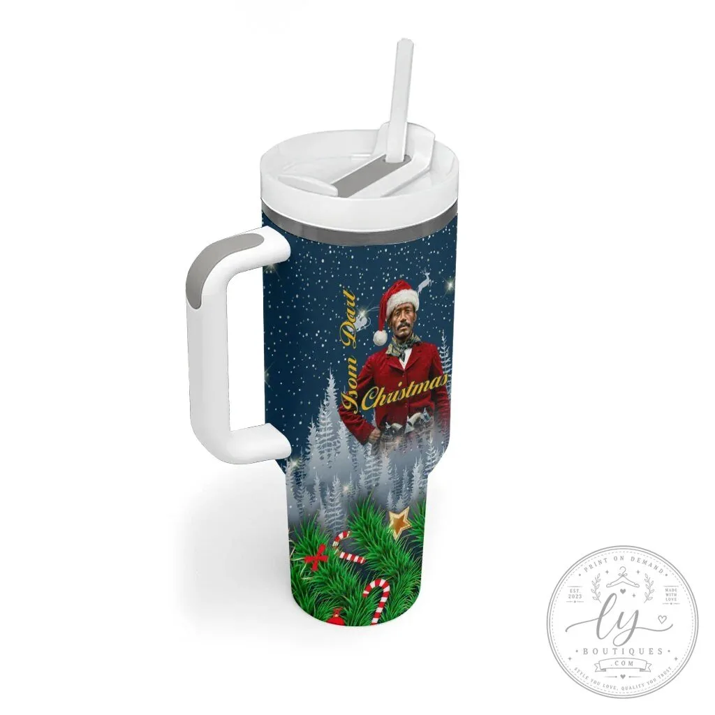 Isom Dart Christmas Cowboy Santa Winter Snow Tumbler with Handle 11 Isom Dart Christmas Cowboy Santa Winter Snow Tumbler with Handle