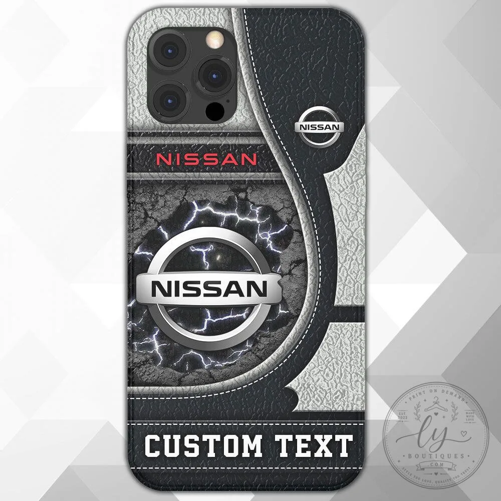 Nissan Custom Text Car Logo Phone Case for Apple iPhone and Samsung Galaxy 7 Nissan Custom Text Car Logo Phone Case for Apple iPhone and Samsung Galaxy