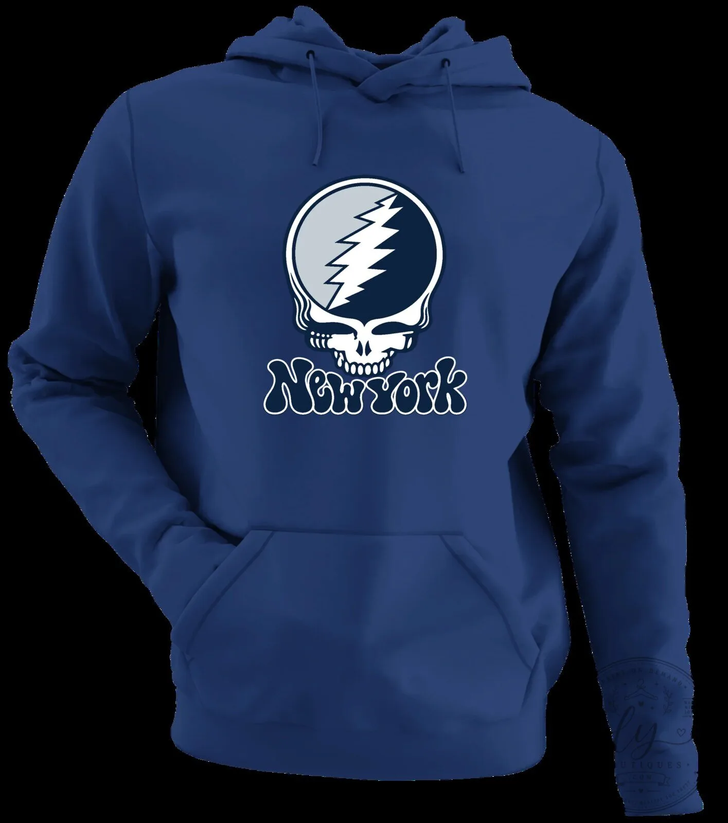 New York Grateful Dead Steal Your Face Skull Hoodie